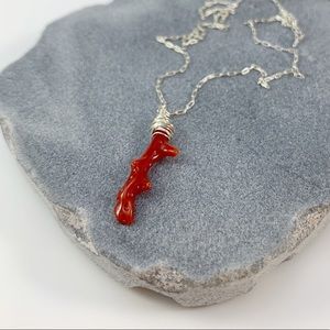 NWT KATY GINGER DESIGNS Coral Necklace